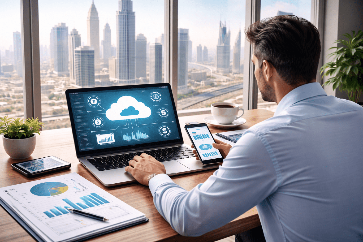 AI-Powered ERP Software Dashboard UAE